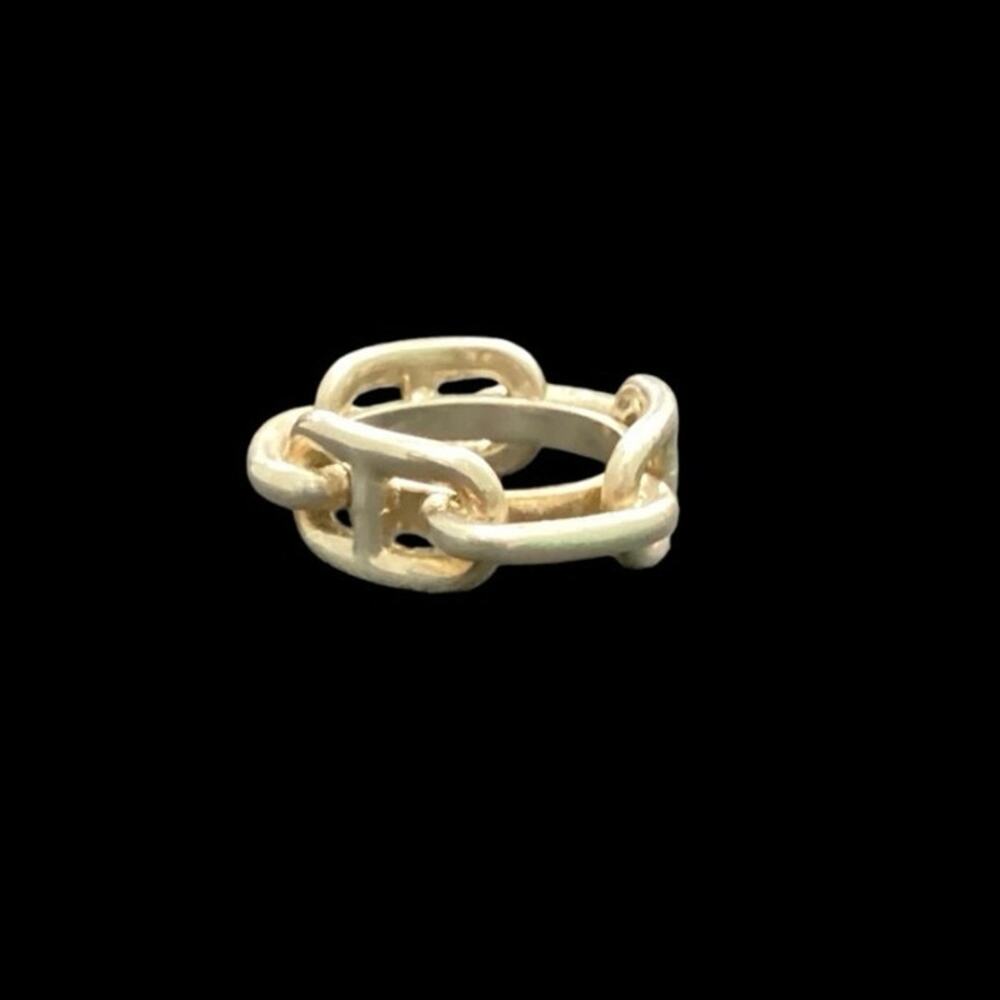 Hermés Chaine D’Ancre Scarf Holder Palladium-Plated Brass